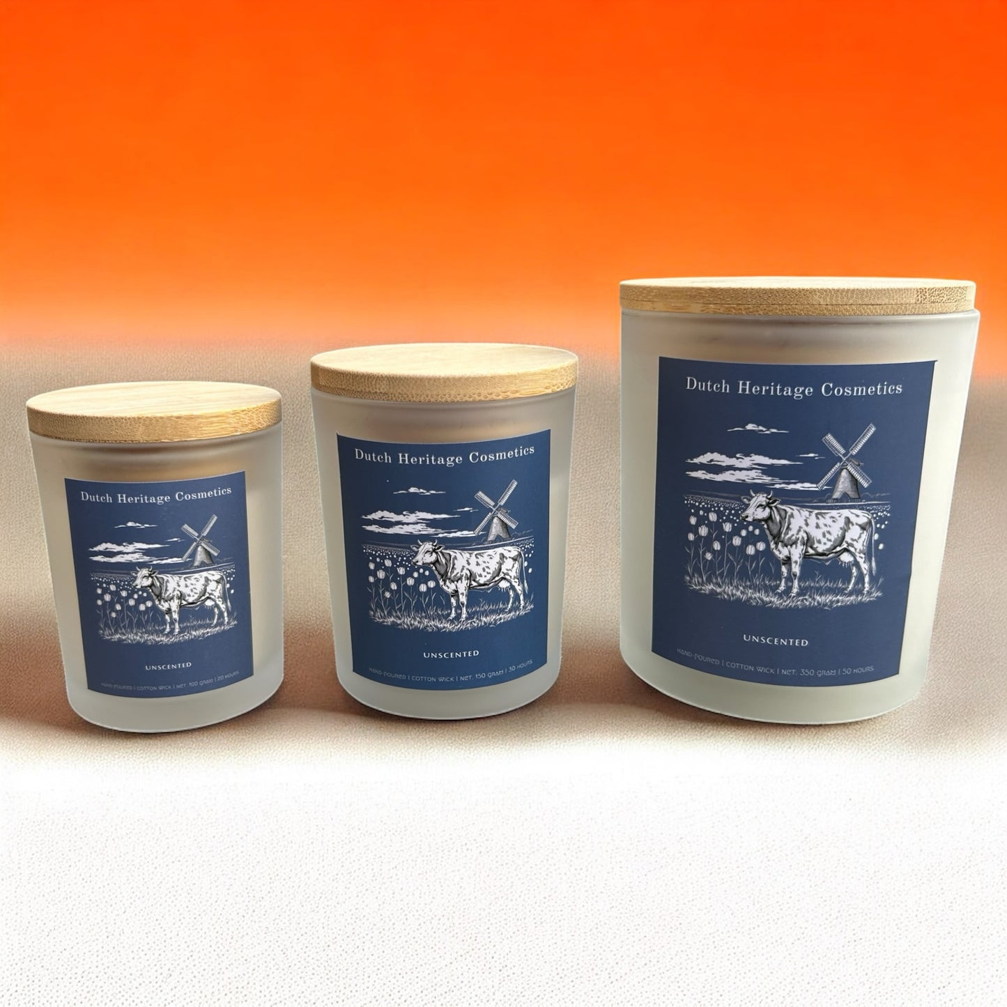 Tallow & Bienenwachskerze Duftfrei