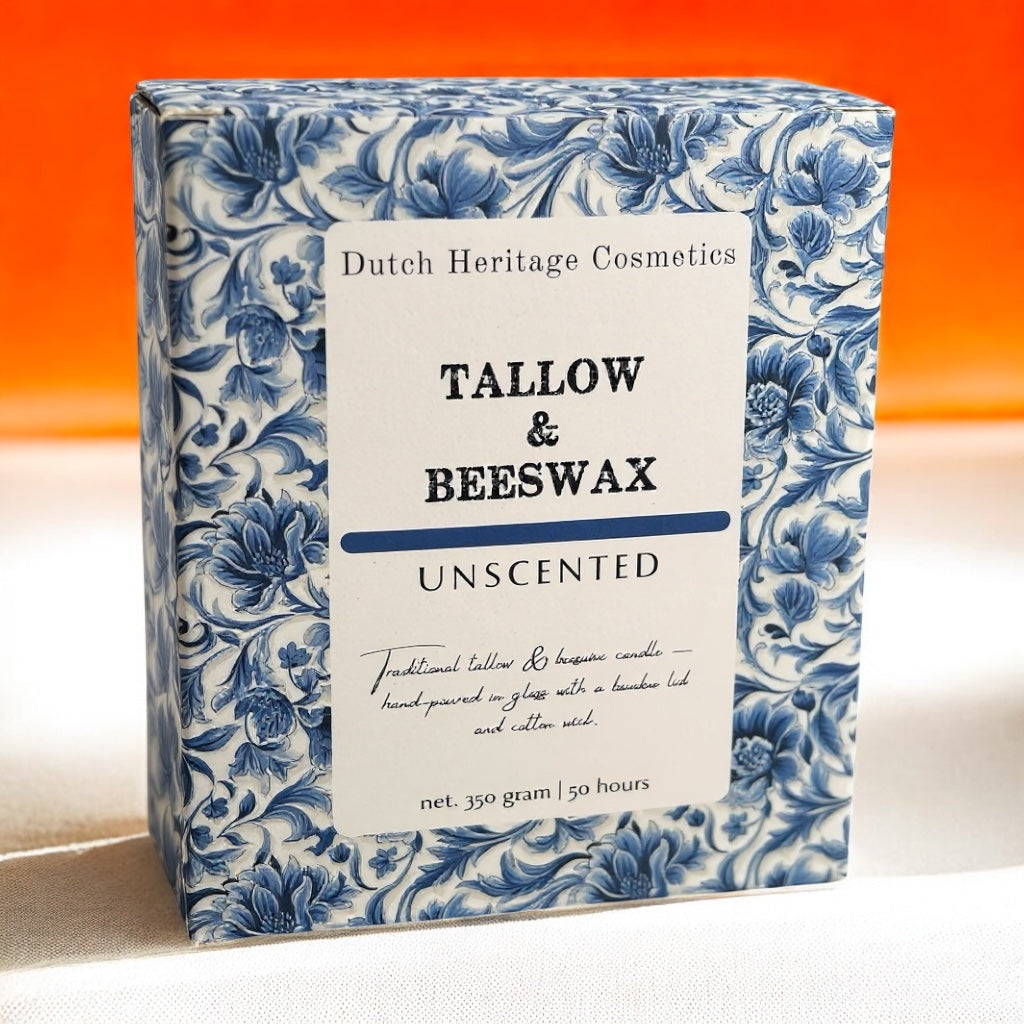 Tallow & Bienenwachskerze Duftfrei