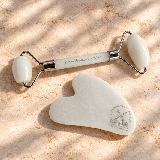 Face Roller & Gua Sha Stone Set