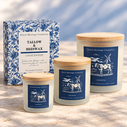 Tallow & Beeswax Candle, Unscented