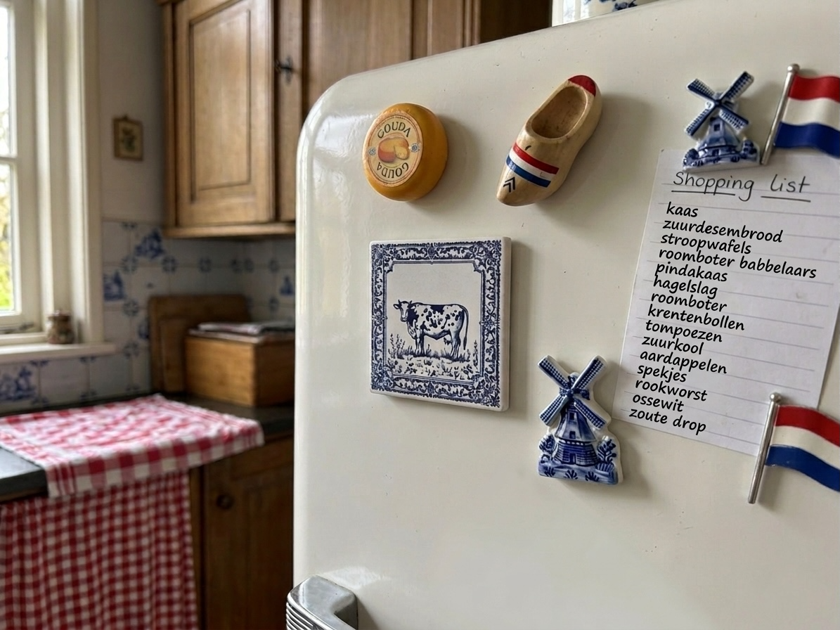 The Dutch Cow | Limited Edition Delft Blue Magnetic Tile (No. 1)